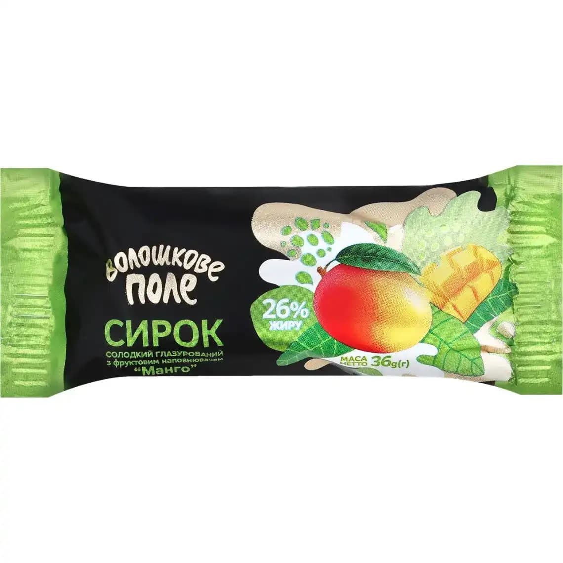 Сирок глазурований Волошкове Поле Манго 26% 36 г 36 г - зображення 1