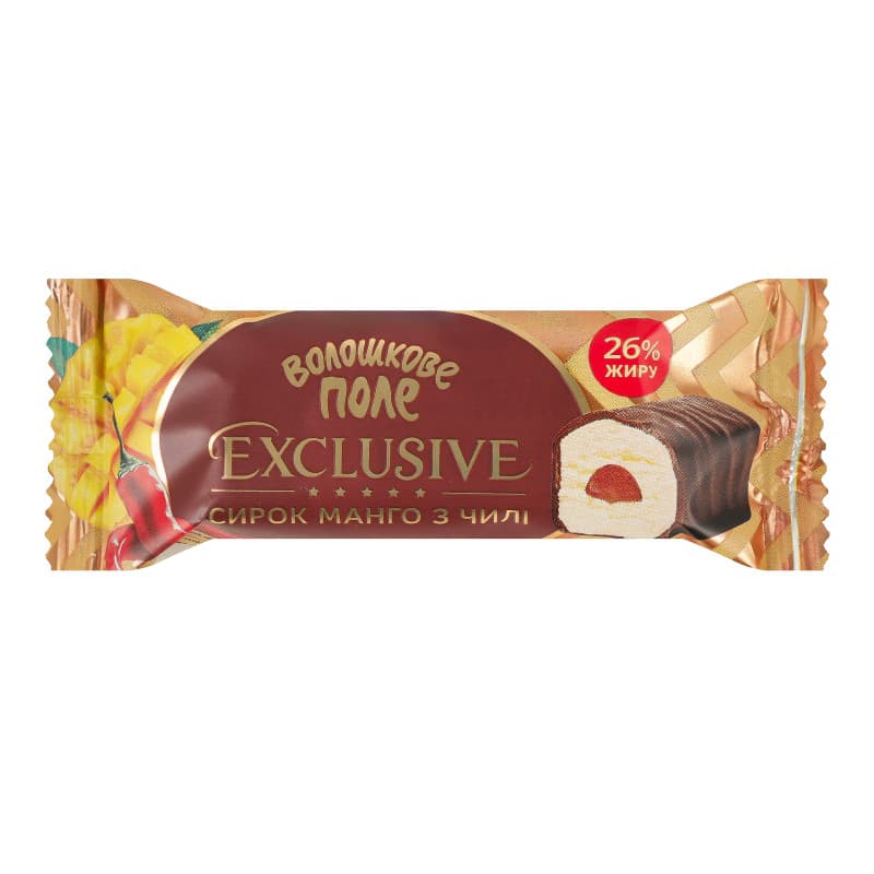 Сирок глазурований Волошкове Поле Exclusive Манго-Чилі 26% 36 г - зображення 1