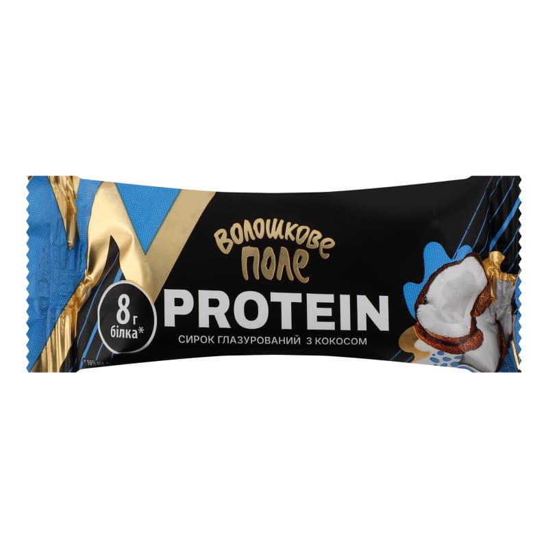 Сирок глазурований Волошкове Поле Protein Кокос 18% 36 г - зображення 1